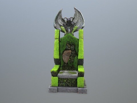 Devil Stone Throne 3D मॉडल