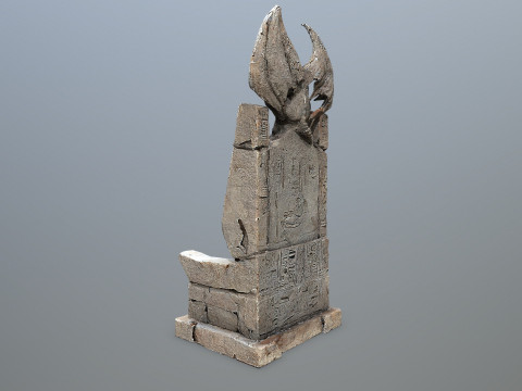Devil Stone Throne 3D Model