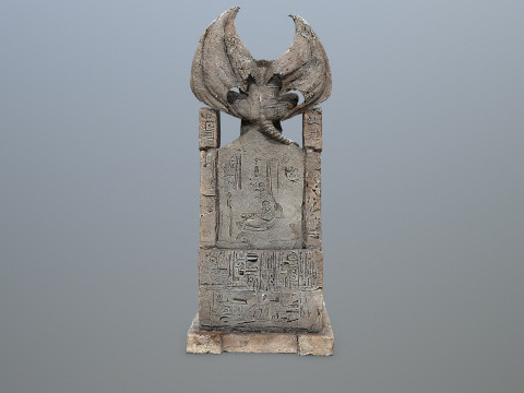 Devil Stone Throne 3D Model