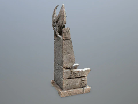 Devil Stone Throne 3D Model