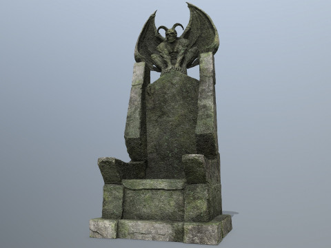 Devil Stone Throne 3D 모델