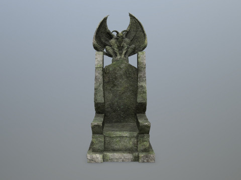 Devil Stone Throne 3D 모델