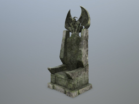 Devil Stone Throne 3D 모델