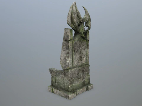 Devil Stone Throne 3D Model
