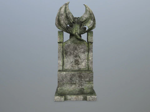 Devil Stone Throne 3D Model