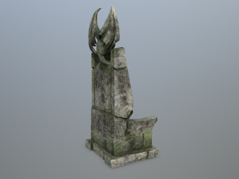Devil Stone Throne 3D 모델