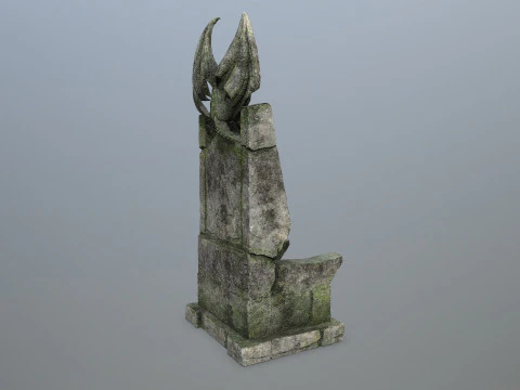 Devil Stone Throne 3D Model
