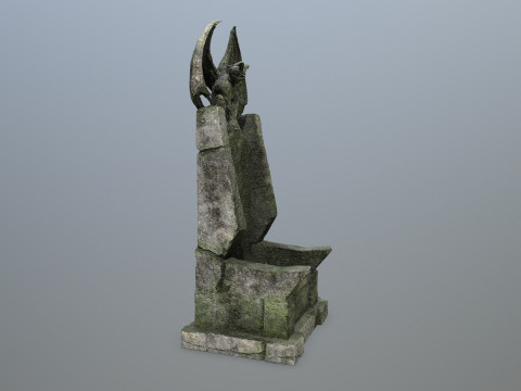 Devil Stone Throne 3D 모델