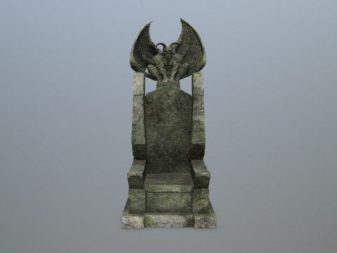 Devil Stone Throne 3D 모델