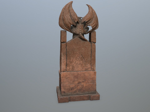 Devil Stone Throne Modello 3D