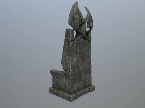 Devil Stone Throne 3D Model