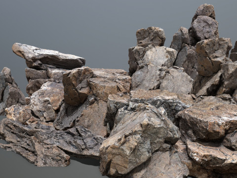 Desert Rocks 3D Model