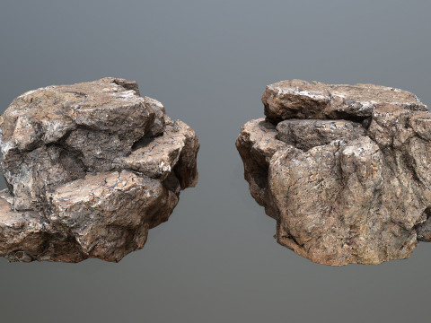Desert Rocks 3D Model