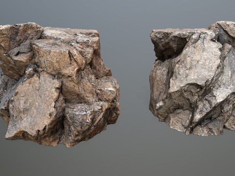 Desert Rocks 3D Model