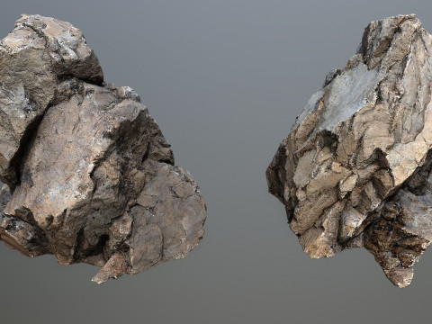 Desert Rocks 3D Model
