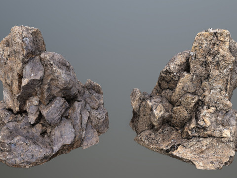 Desert Rocks 3D Model