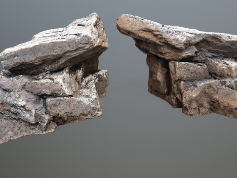 Desert Rocks 3D Model