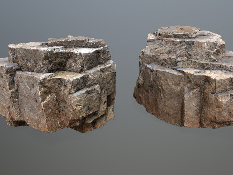 Desert Rocks 3D Model