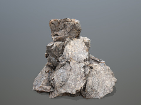 Desert Rocks 3D Model