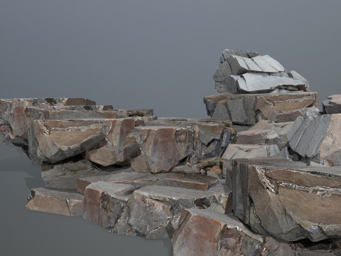 Desert rocks 3D Модель