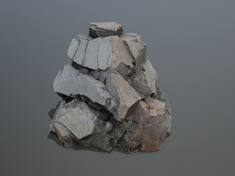 Desert rocks 3D Модель