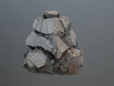 Desert rocks 3D Model