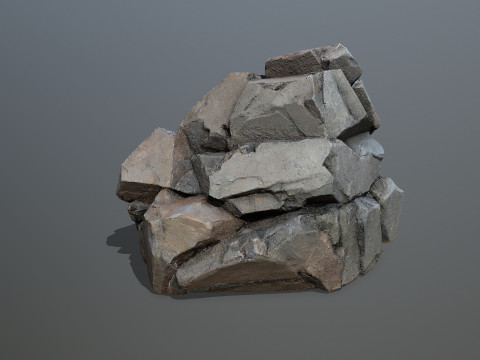 Desert rocks 3D Модель