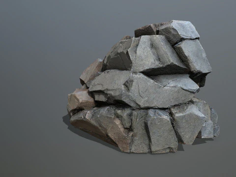 Desert rocks 3D Model