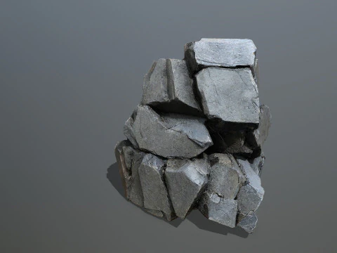 Desert rocks 3D Model