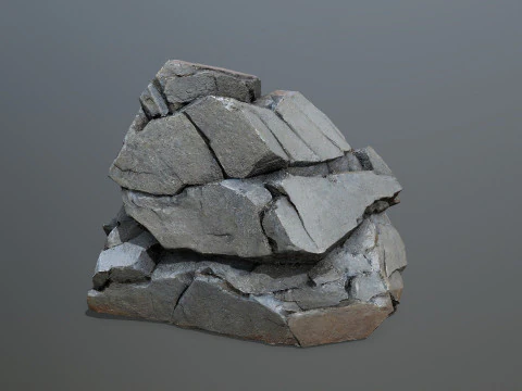 Desert rocks 3D Model