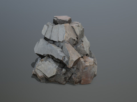 Desert rocks 3D Модель