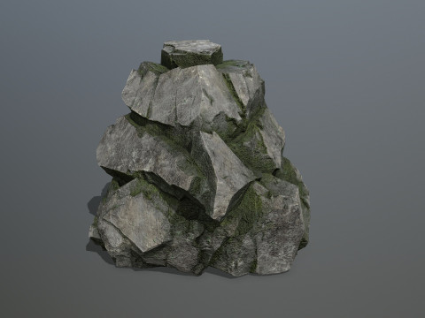 Cliff rocks 3D-Modell