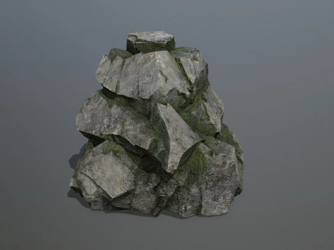 Cliff rocks 3D Model