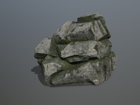 Cliff rocks 3D-Modell