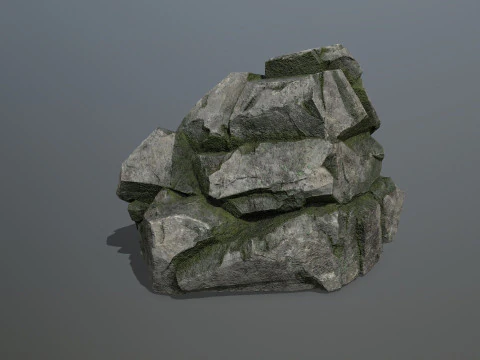 Cliff rocks 3D Model