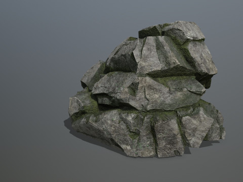 Cliff rocks 3D-Modell