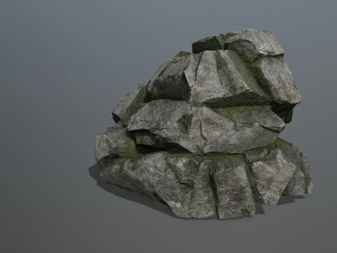 Cliff rocks 3D Model