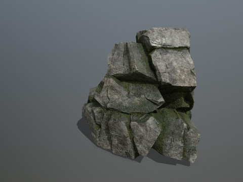Cliff rocks 3D-Modell
