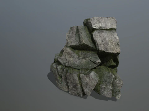 Cliff rocks 3D Model