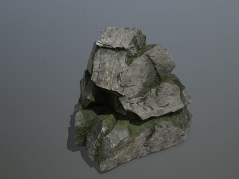 Cliff rocks 3D-Modell