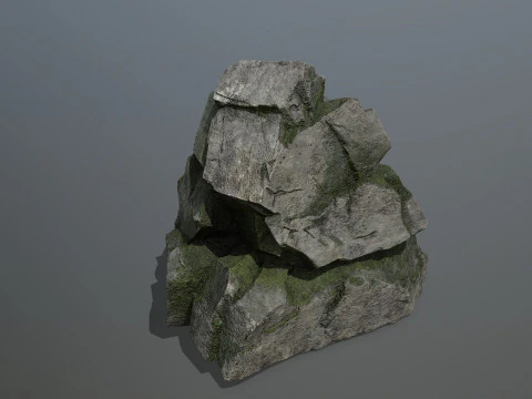 Cliff rocks 3D Model
