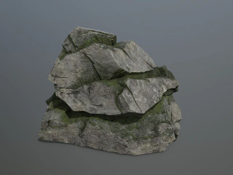 Cliff rocks 3D Model