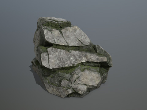 Cliff rocks 3D-Modell