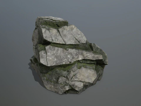 Cliff rocks 3D Model
