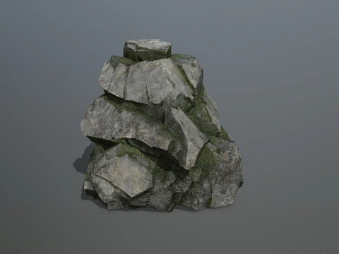 Cliff rocks 3D Model