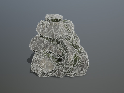 Cliff rocks 3D-Modell