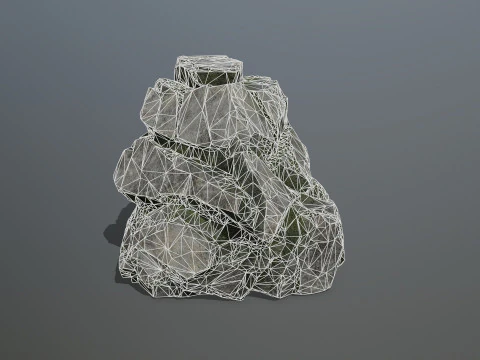 Cliff rocks 3D Model
