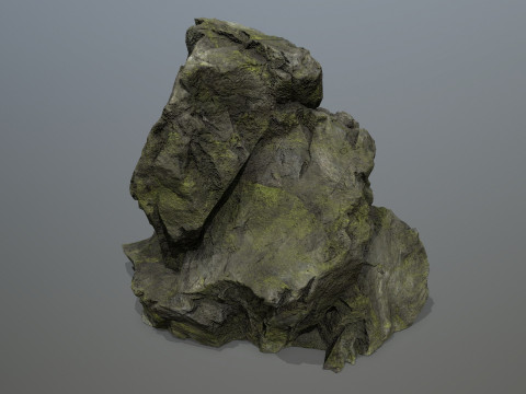 Mossy Rocks Set 3D 모델