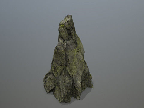 Mossy Rocks Set 3D 모델