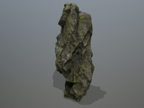 Mossy Rocks Set 3D 모델